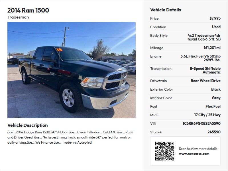 2014 RAM Ram 1500 Pickup Tradesman - Photo 18