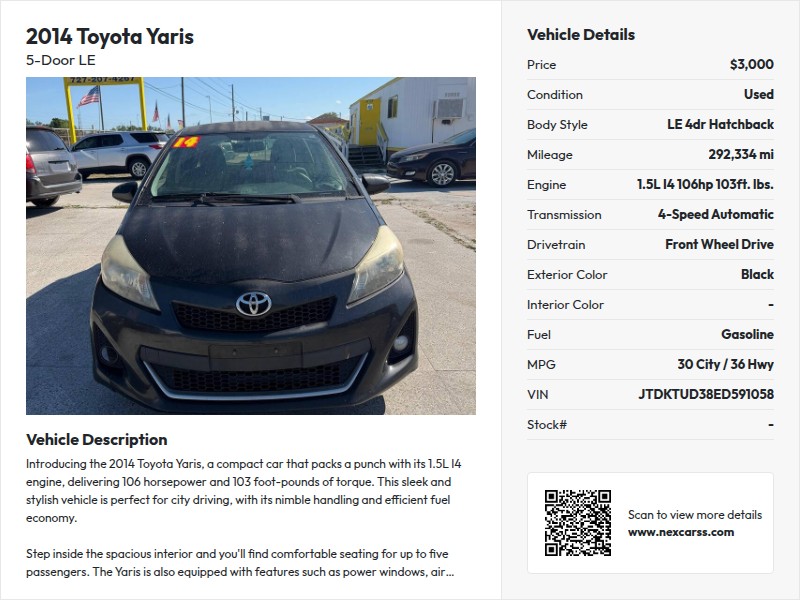 2014 Toyota Yaris 17